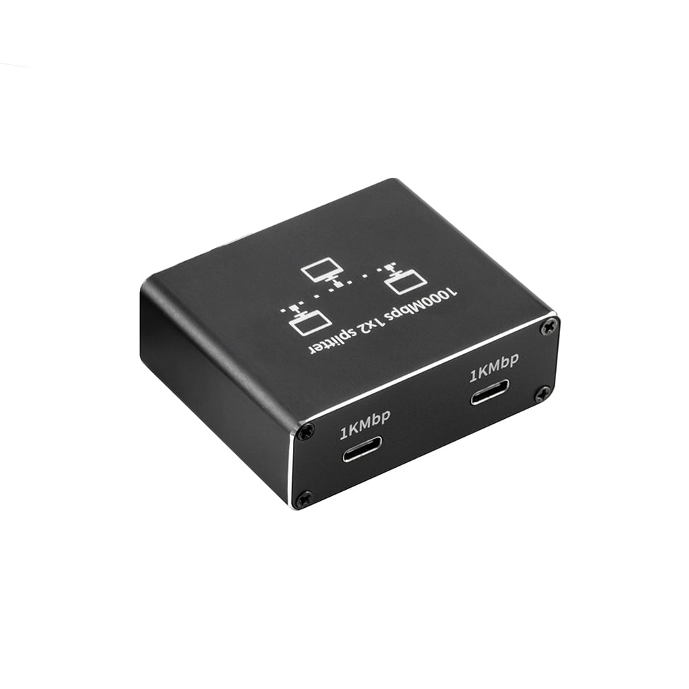 Bytecc RJ-SP102C 1000Mbps 1X2 Ethernet  Internet Splitter