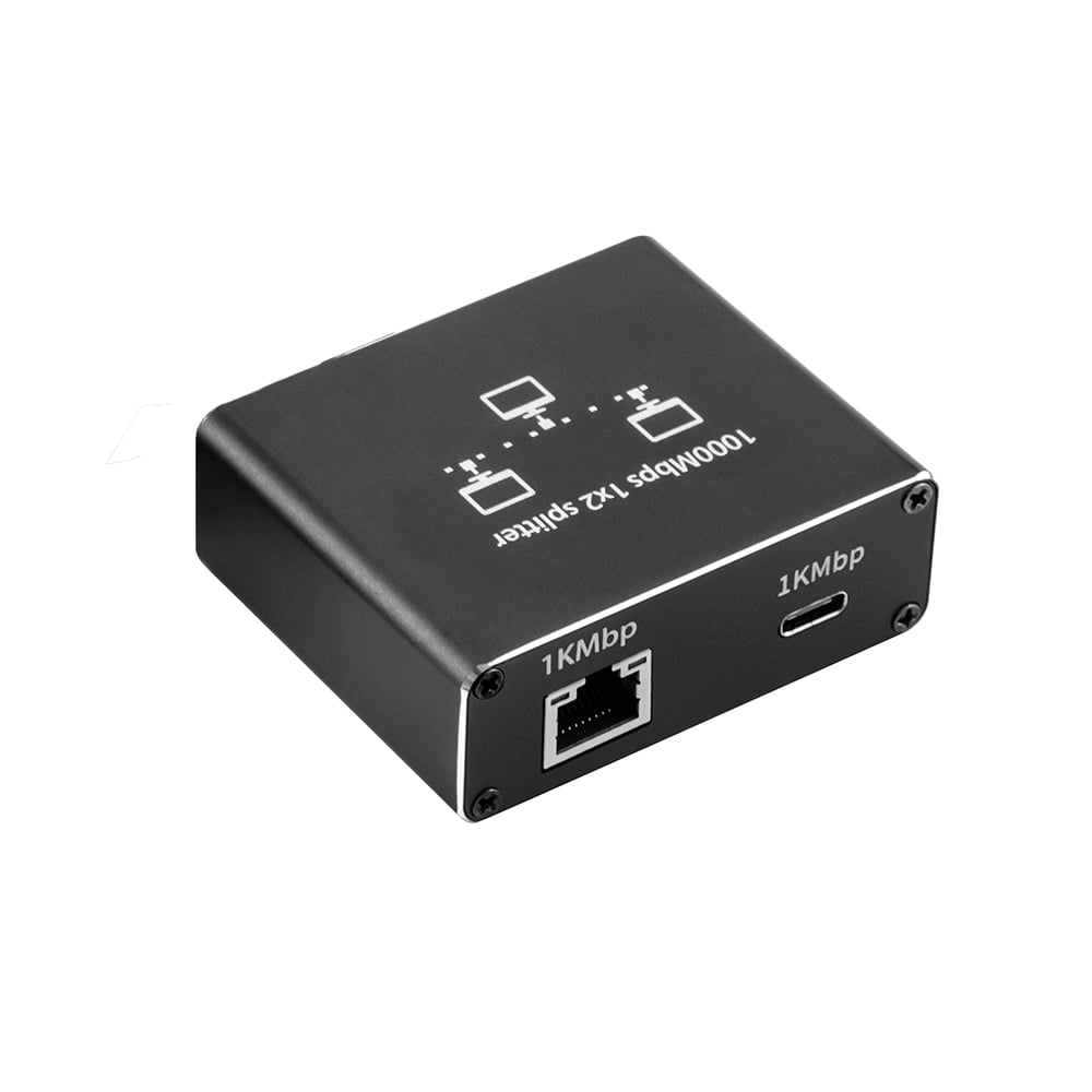 Bytecc RJ-SP102 1000Mbps 1X2 Ethernet  Internet Splitter