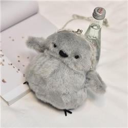 ML912-ML912G Small Shoulder Bag Plus Plush Toy, Grey
