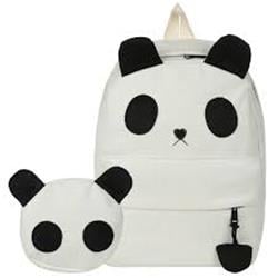 ML912-ML912W Small Shoulder Bag Plus Plush Toy, White