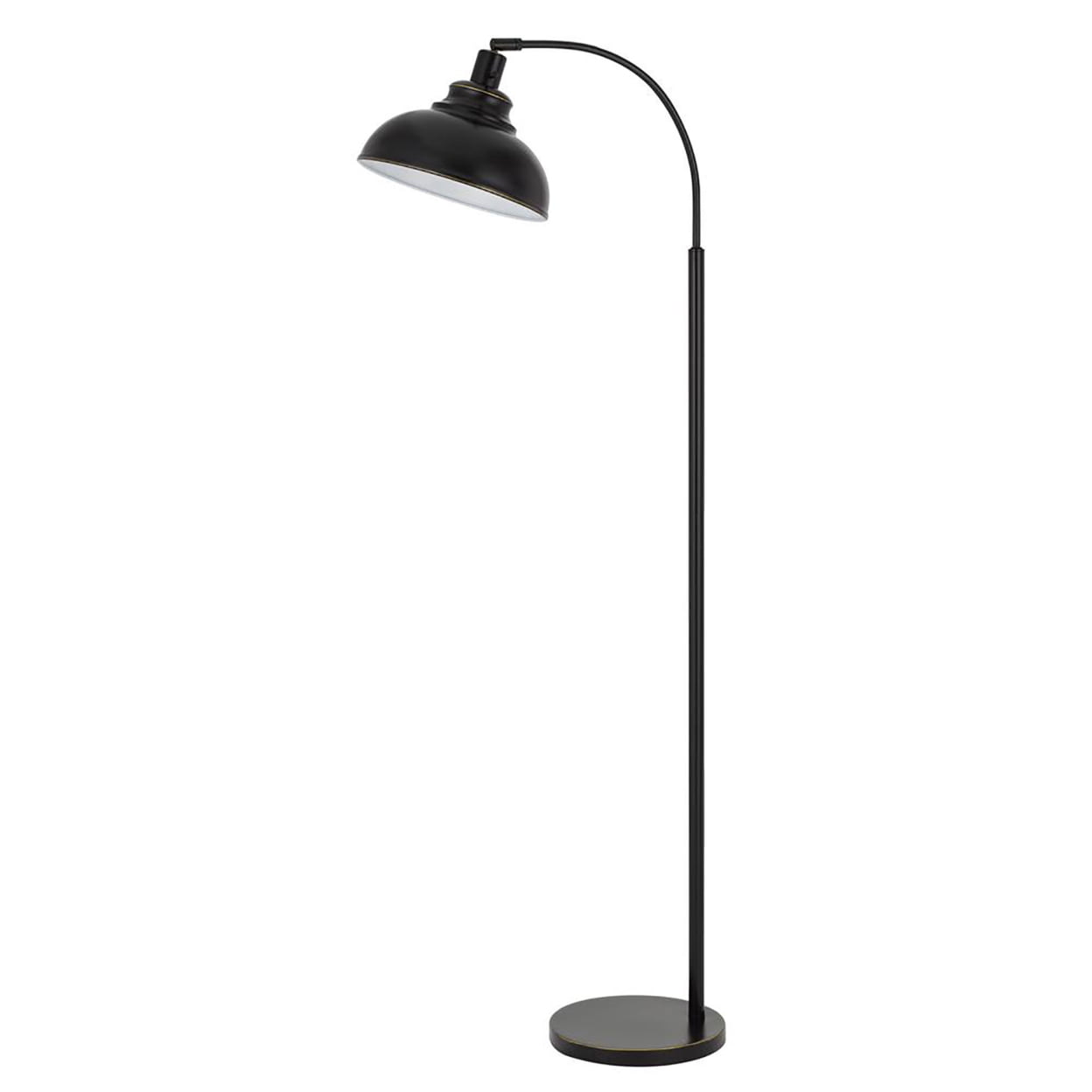 Picture of Cal Lighting BO-2964FL-DB 60W Dijon Adjustable Metal Floor Lamp with Weight Base & On Off Socket Switch&#44; Dark Bronze