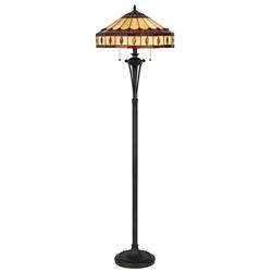 Picture of Cal Lighting BO-3077FL 60W 2 Tiffany Floor Lamp