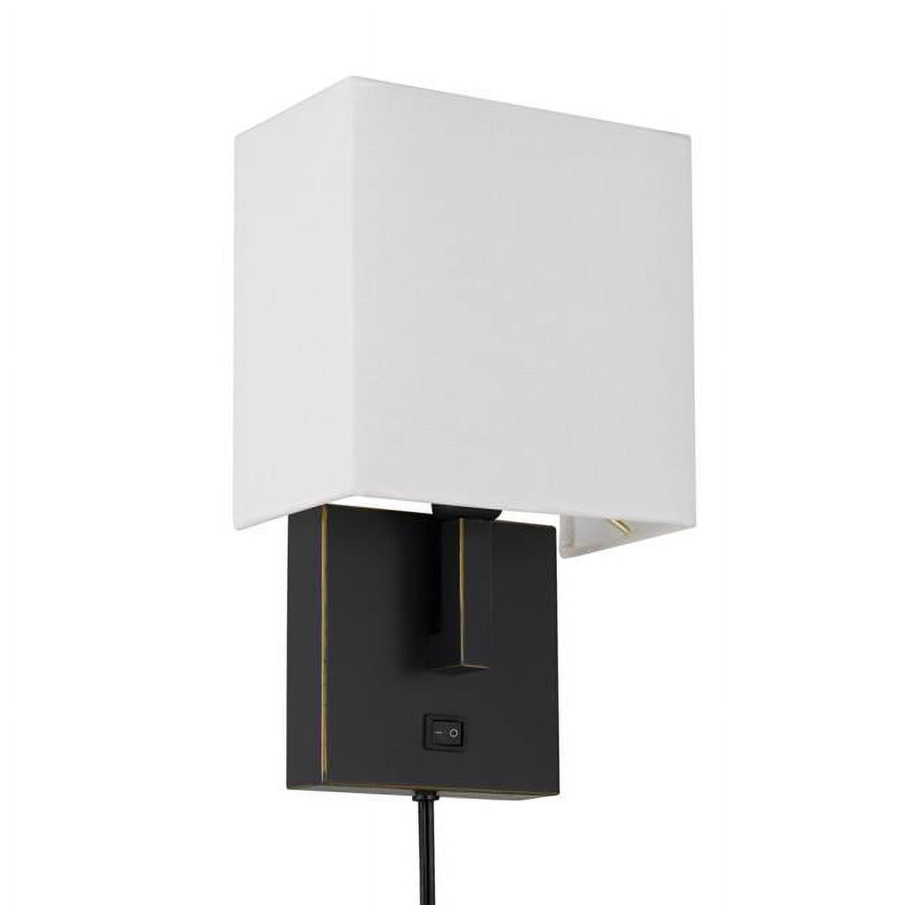 LA-8048WL-1 40W Oberlin Wall Lamp, Dark Bronze -  Cal Lighting