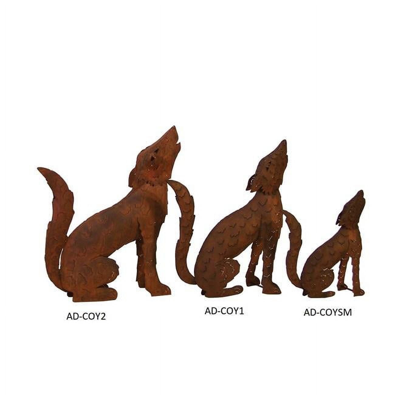 Picture of Artisans Gallery AD-COYSM 17 in. Howling Coyote Sculpture - Extra Small