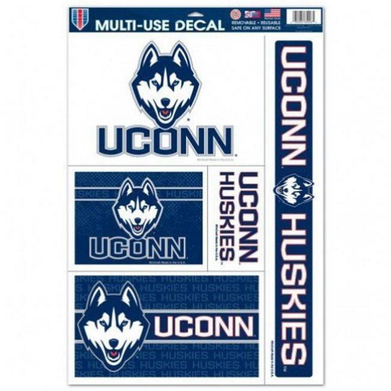 Picture of Connecticut Huskies Decal 11x17 Ultra