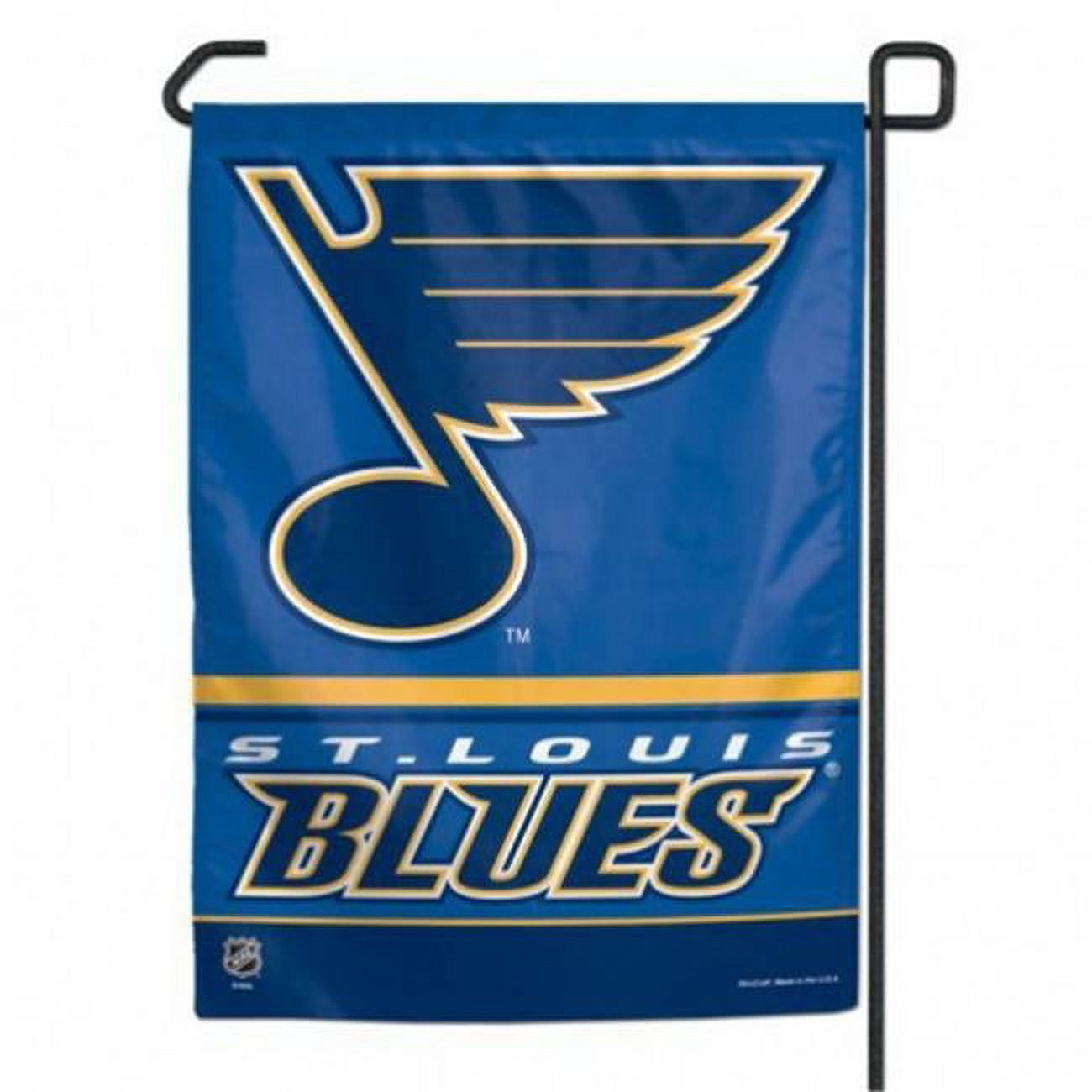 St. Louis Blues Flag 12x18 Garden Style 2 Sided