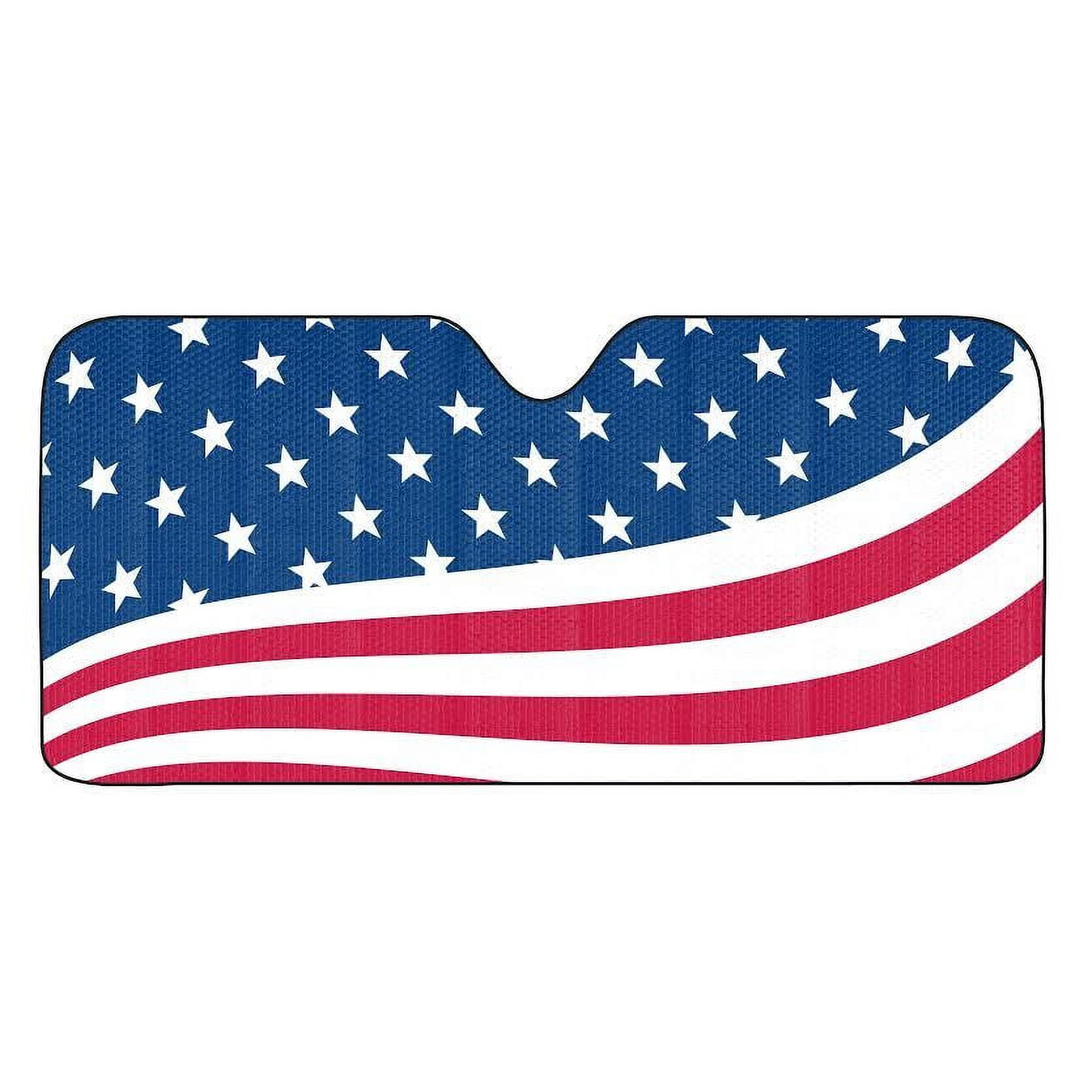 Picture of American Flag Auto Sun Shade