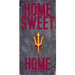 Arizona State Sun Devils Wood Sign - Home Sweet Home 6x12