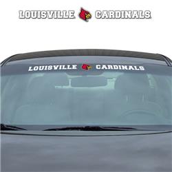 Louisville Cardinals Decal 35x4 Windshield