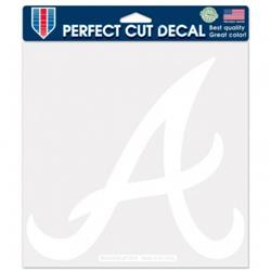 Picture of Atlanta Braves Decal 8x8 Die Cut White A
