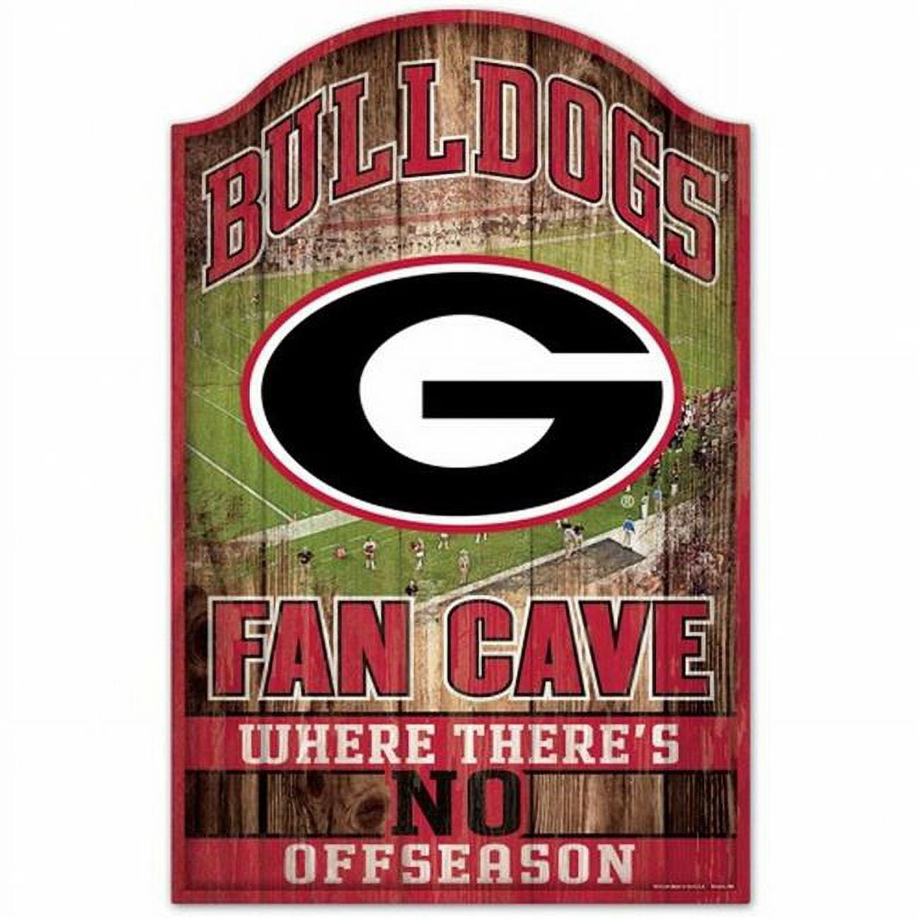 Picture of Georgia Bulldogs Sign 11x17 Wood Fan Cave Design