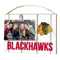 Chicago Blackhawks Clip It Weathered Logo Photo Frame