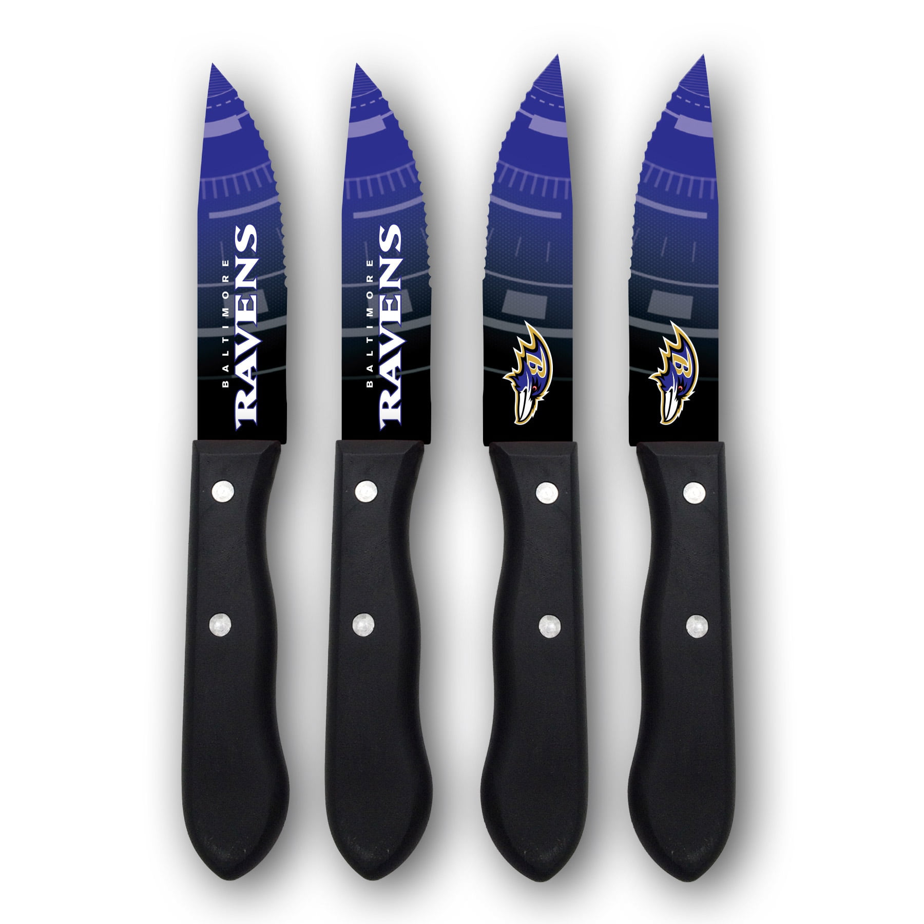 Baltimore Ravens Knife Set - Steak - 4 Pack