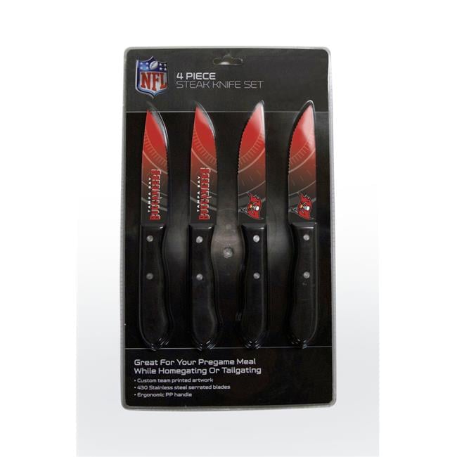 Tampa Bay Buccaneers Knife Set - Steak - 4 Pack