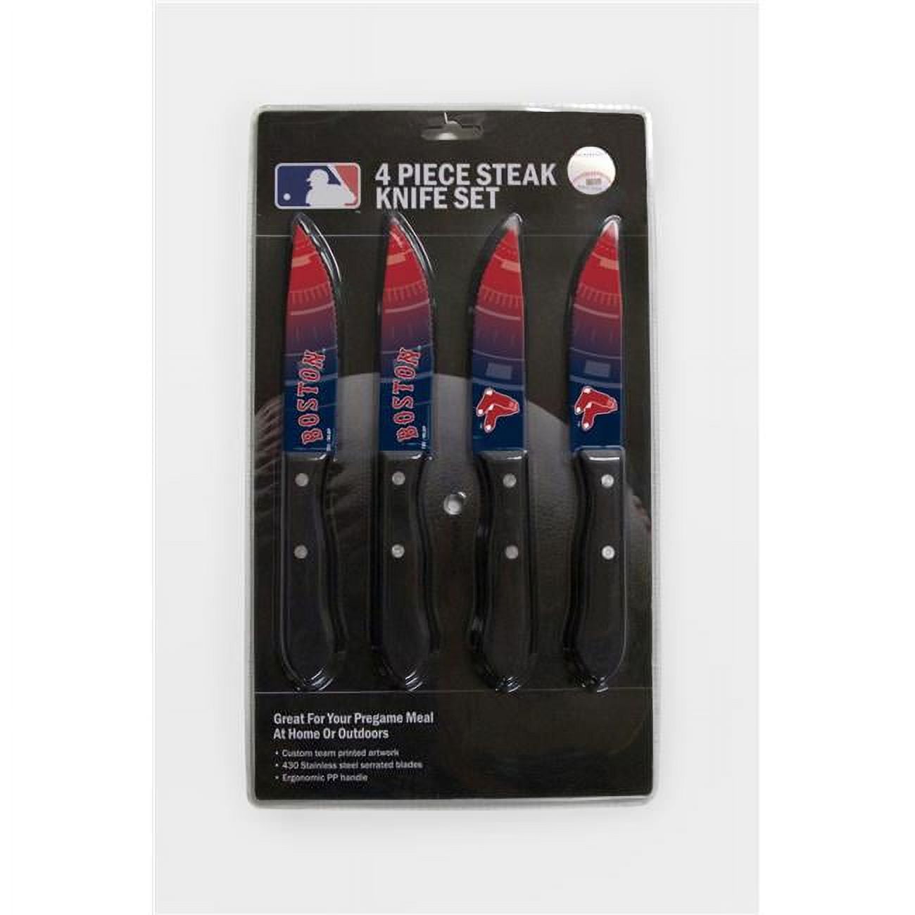 Boston Red Sox Knife Set - Steak - 4 Pack