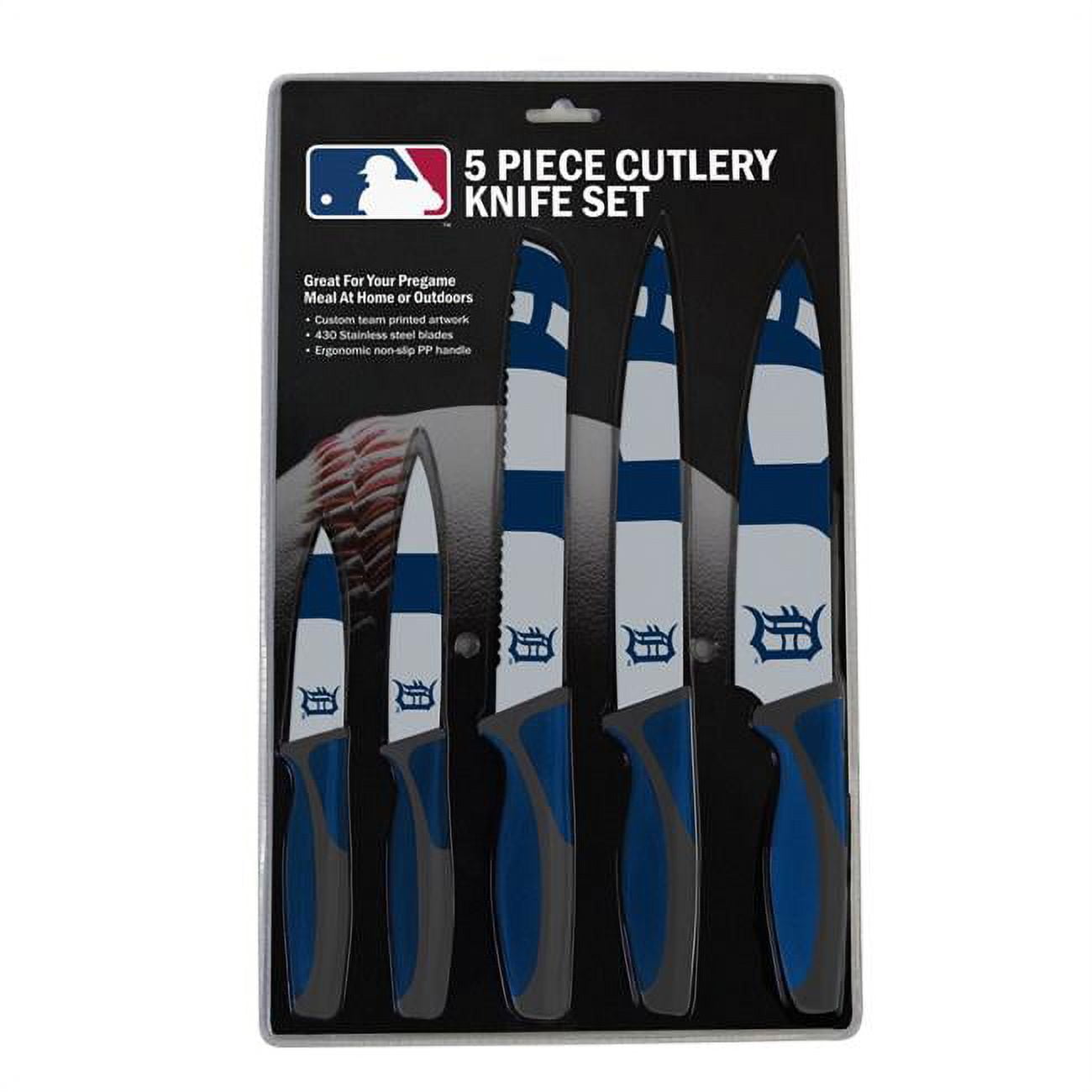 Picture of Detroit Tigers Knife Set - Kitchen - 5 Pack