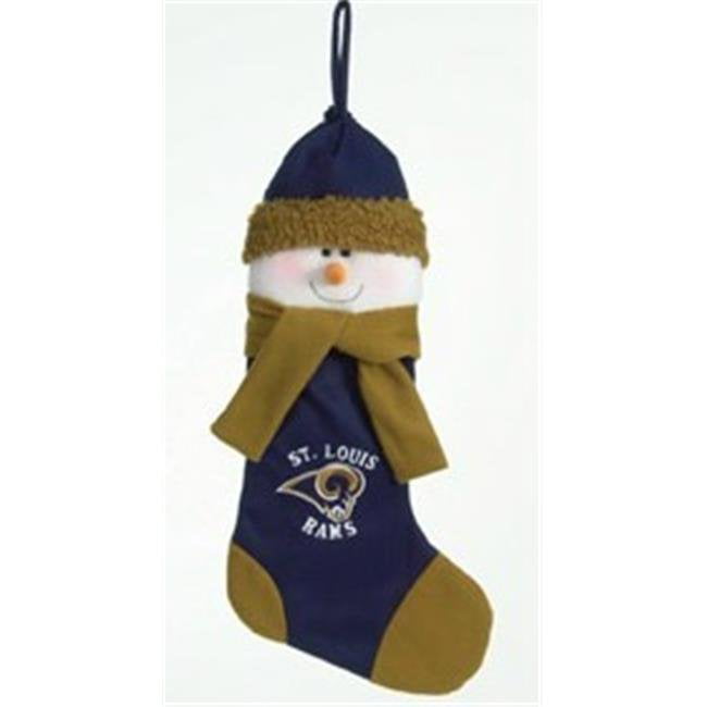 St. Louis Rams Stocking 22 Inch Snowman