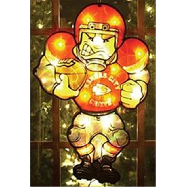 Kansas City Chiefs Window Light Up Player 20 Inch Double Sided