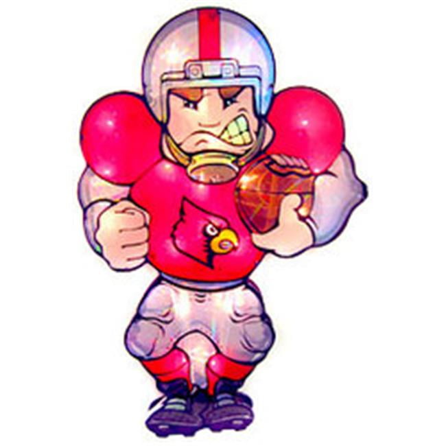 Louisville Cardinals Window Light Up Player 20 Inch Double Sided