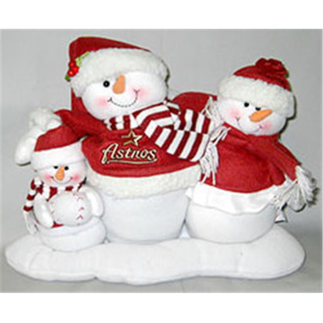 Houston Astros Table Top Snow Family