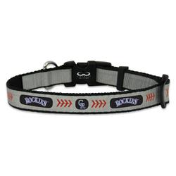 Colorado Rockies Reflective Small Baseball Collar