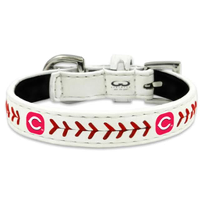 Picture of Cincinnati Reds Classic Leather Toy Baseball Collar