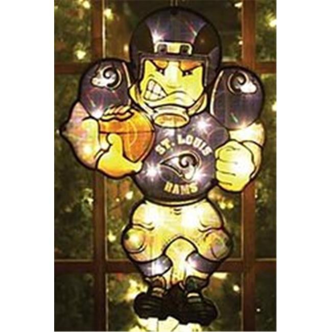 St. Louis Rams Window Light Up Player 20 Inch Double Sided