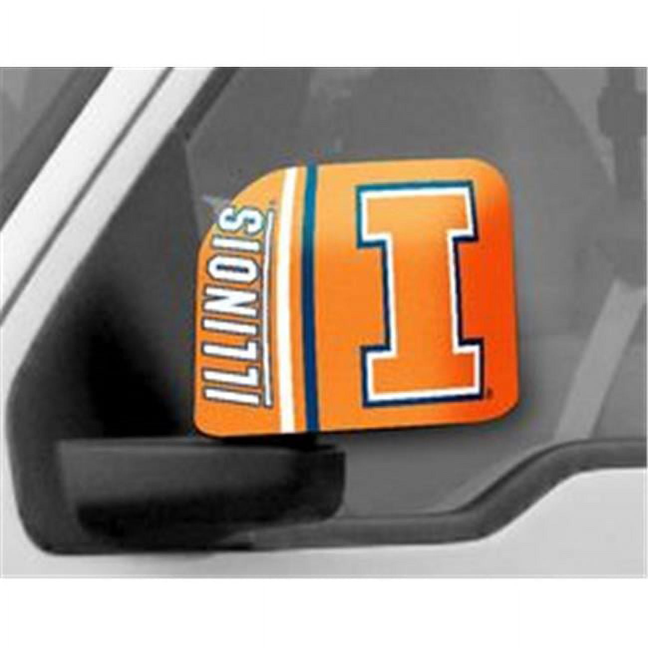 Illinois Fighting Illini Mirror Cover - Large