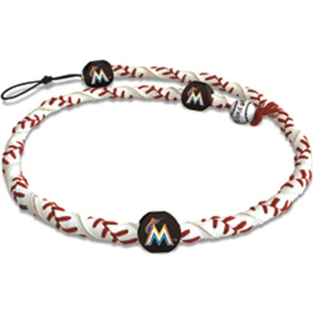 Picture of Miami Marlins Classic Frozen Rope Baseball Necklace