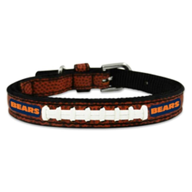 Chicago Bears Pet Collar Classic Leather Size Toy
