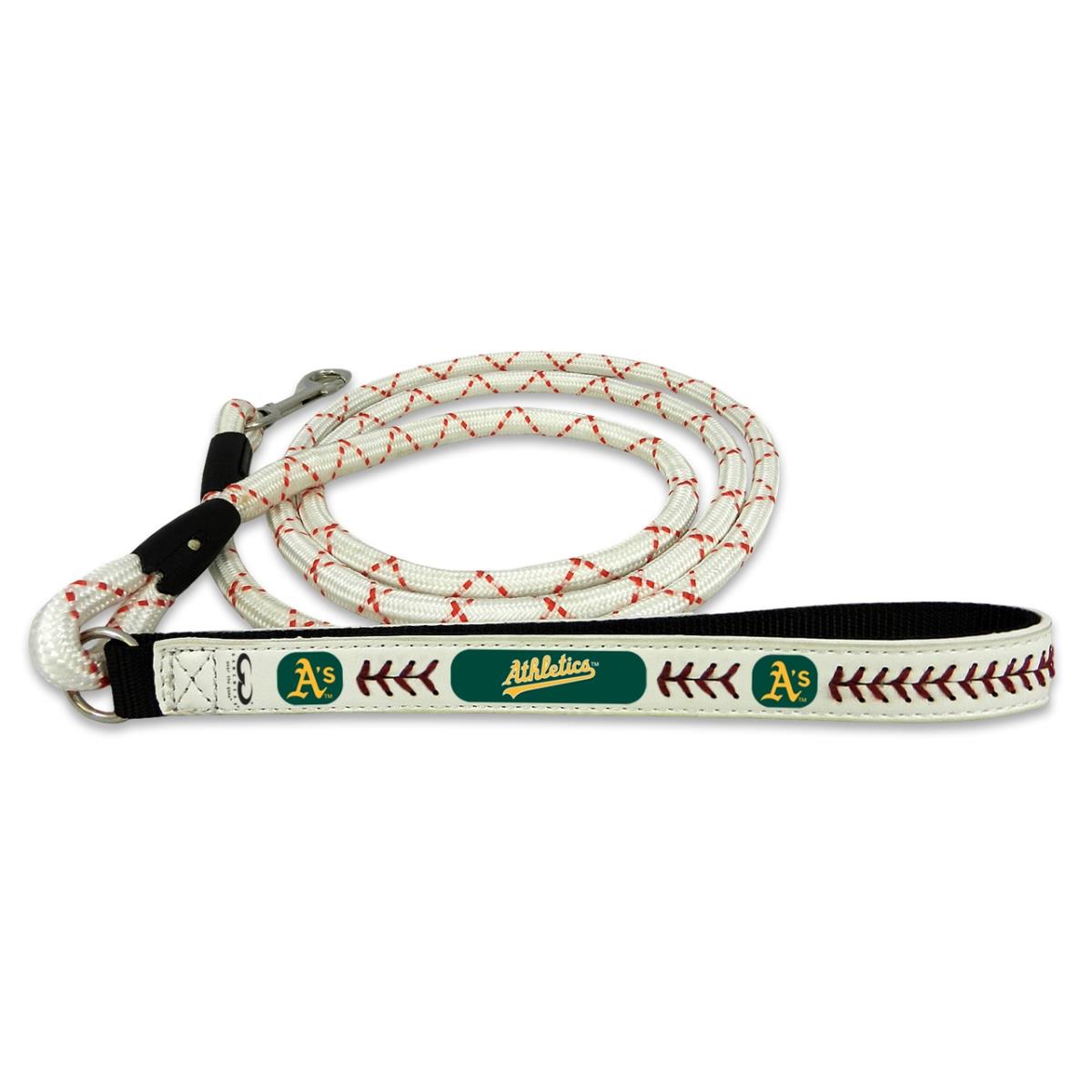 Oakland Athletics Baseball Leather Leash - L