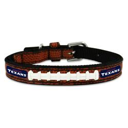 Houston Texans Classic Leather Toy Football Collar
