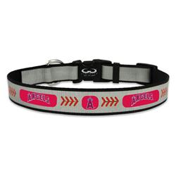 Los Angeles Angels Pet Collar Reflective Baseball Size Large