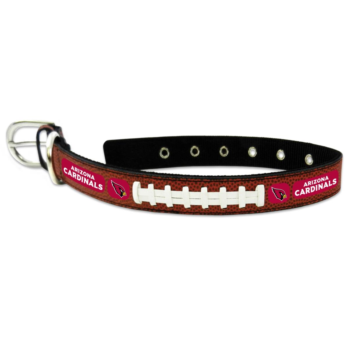 Picture of Arizona Cardinals Pet Collar Leather Classic Football Size Medium