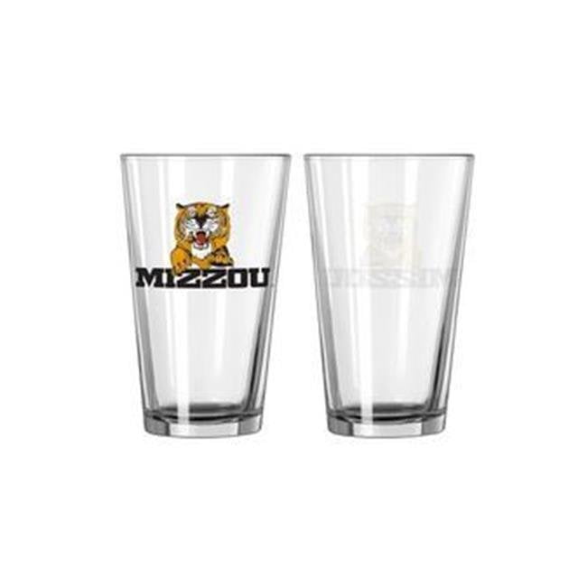 Picture of Missouri Tigers Glass Pint 16oz The Zou