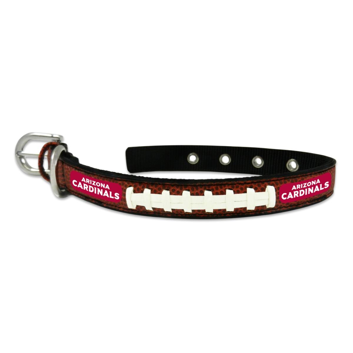 Picture of Arizona Cardinals Pet Collar Leather Classic Football Size Small
