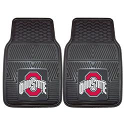 Ohio State Buckeyes Heavy Duty 2-Piece Vinyl Car Mats