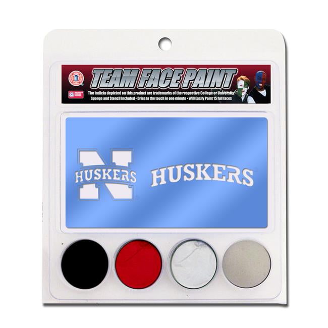 Nebraska Cornhuskers  Face Paint - Script Logo