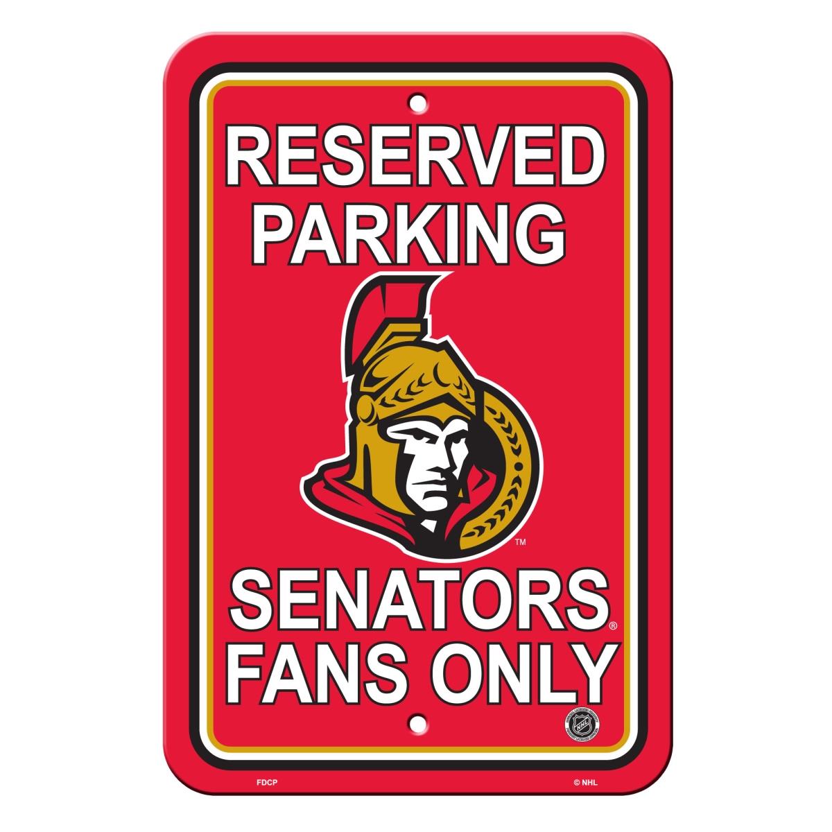 Picture of Ottawa Senators Sign - Plastic - Reserved Parking - 12 in x 18 in