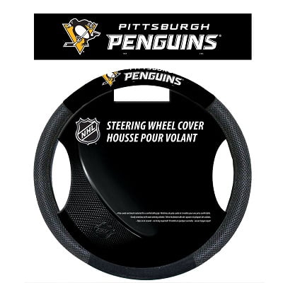 Picture of Pittsburgh Penguins Steering Wheel Cover Mesh Style
