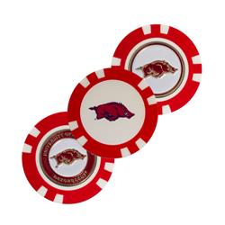 Arkansas Razorbacks Golf Chip with Marker