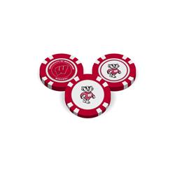Wisconsin Badgers Golf Chip with Marker