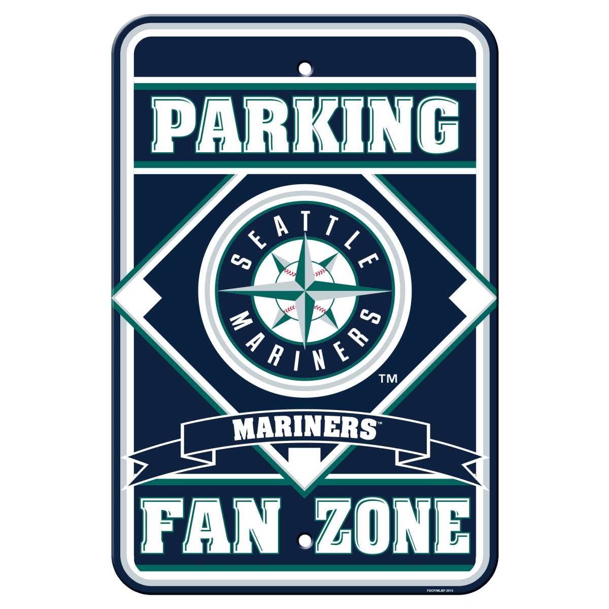 Picture of Seattle Mariners Sign - Plastic - Fan Zone Parking - 12 in x 18 in