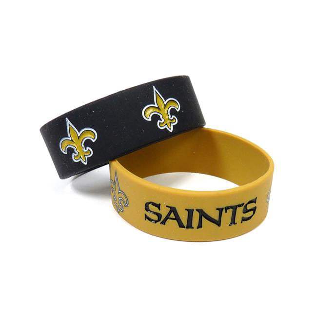 Picture of New Orleans Saints Bracelets 2 Pack Wide