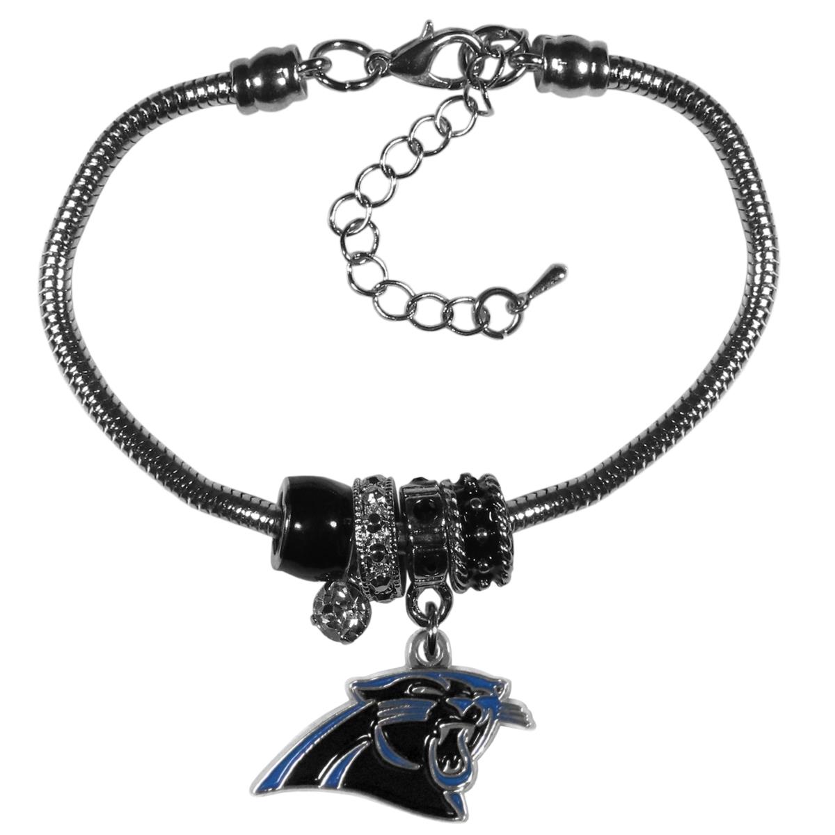 Carolina Panthers Bracelet Euro Bead