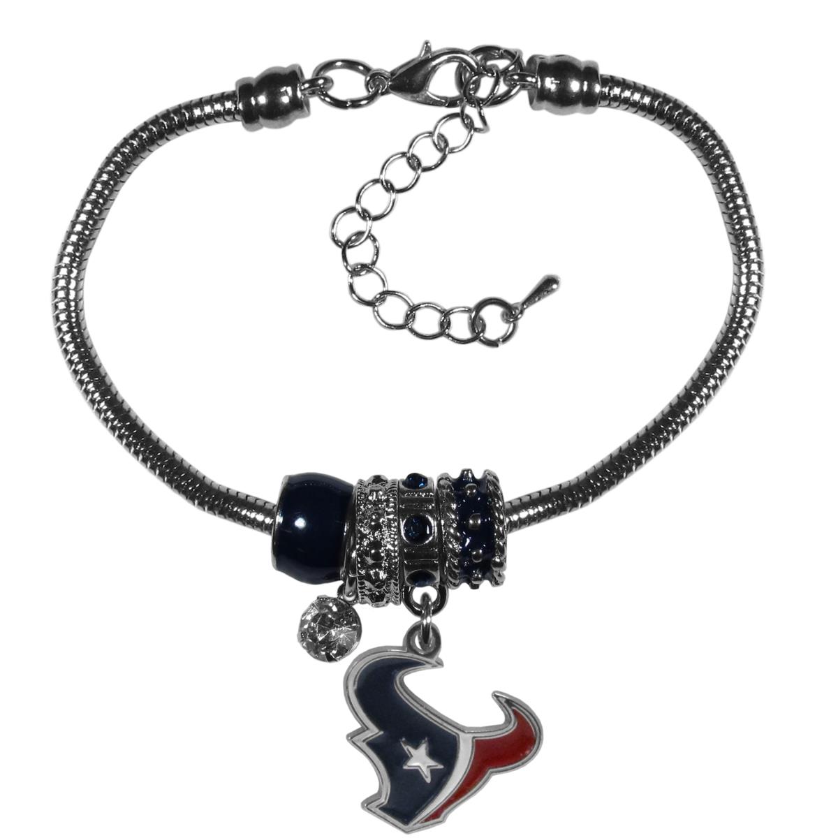 Houston Texans Bracelet - Euro Bead