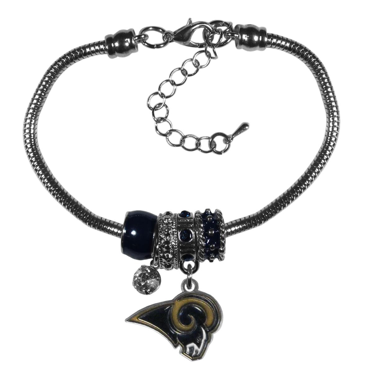 Los Angeles Rams Bracelet - Euro Bead