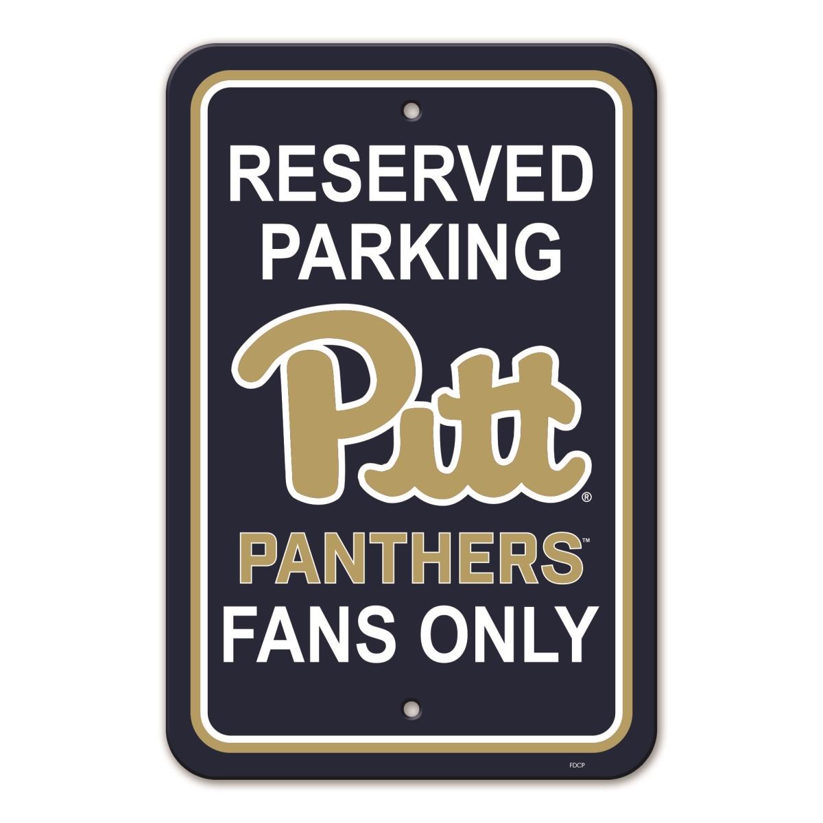 Picture of Pittsburgh Panthers Sign - Plastic - Reserved Parking - 12 in x 18 in