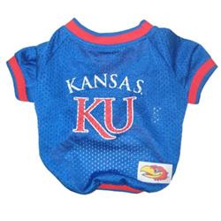 Kansas Jayhawks Pet Jersey Size XL