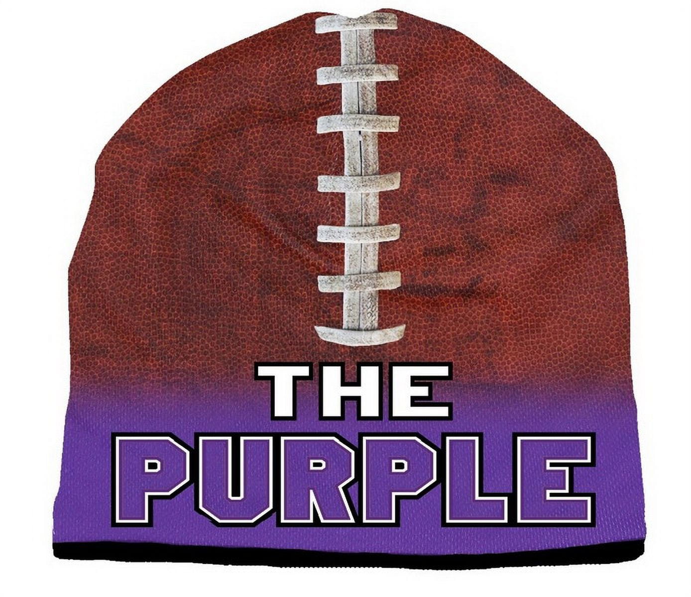 Picture of Beanie The Purple Sublimated Football